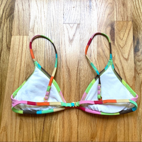 ROXY Colorful Rainbow Striped Bikini - Picture 10 of 12